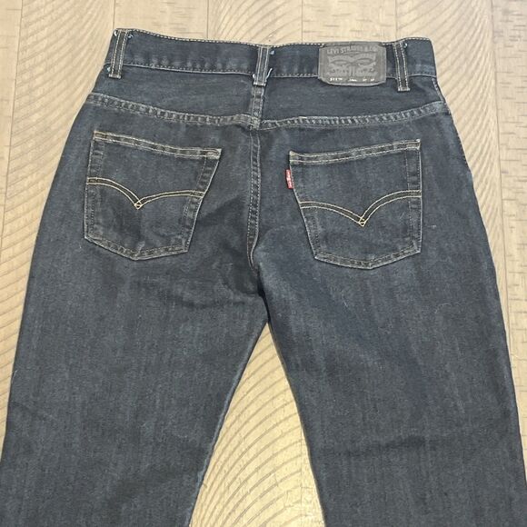 LEVIS 511 Slim Fit Boys Blue Jeans 14 Reg 27 x 27 Dark Blue - Picture 5 of 6